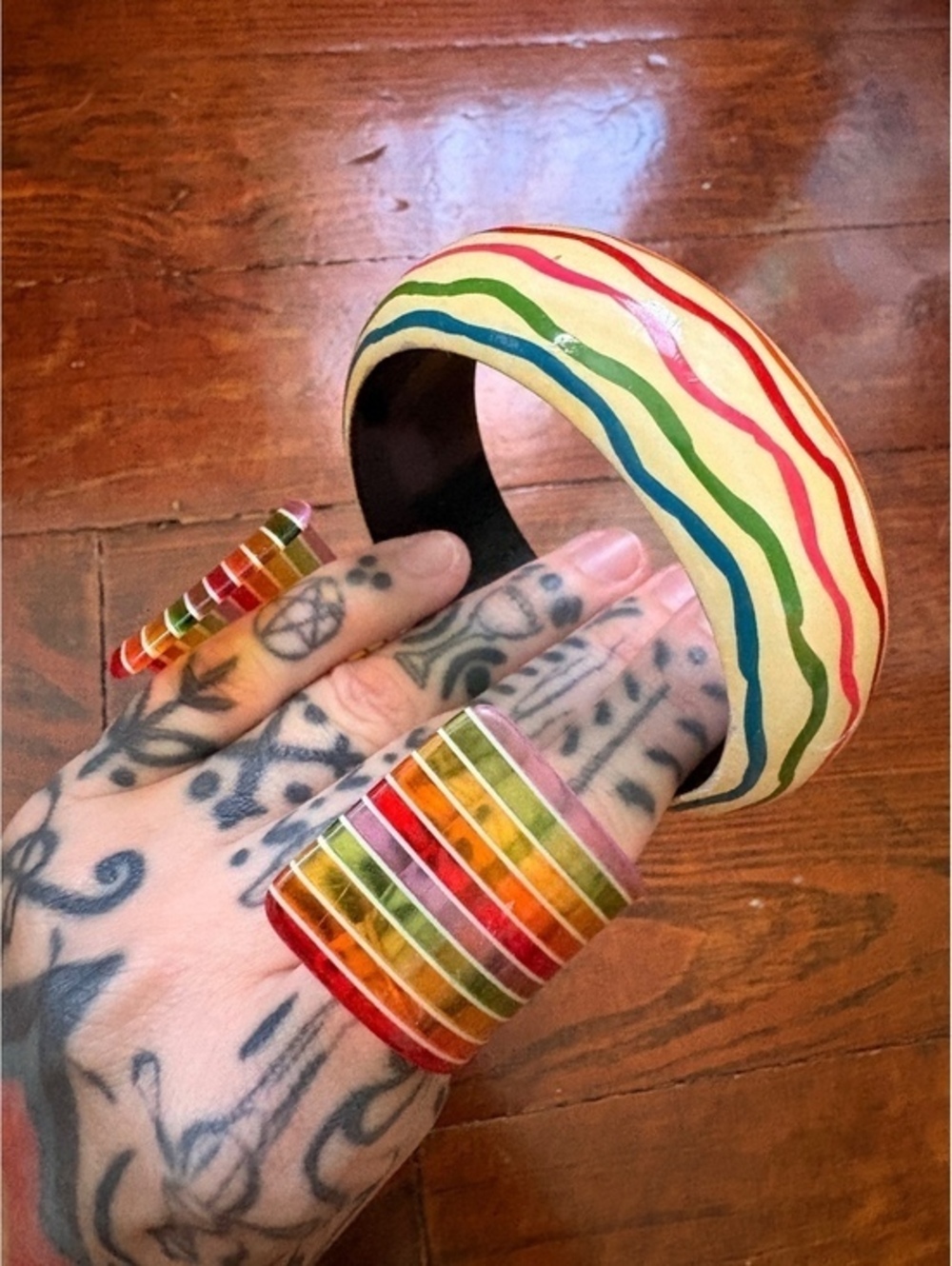 2 Fun Rainbow Bracelets